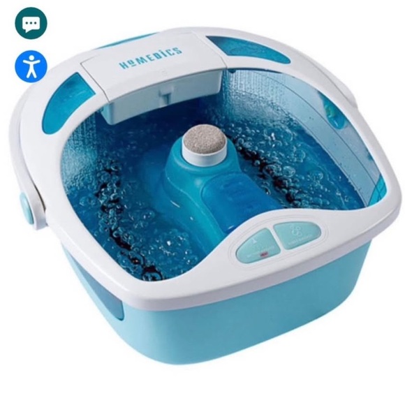 Homedics Shower Bliss Foot Spa With Heat Boost Power - Picture 1 of 3